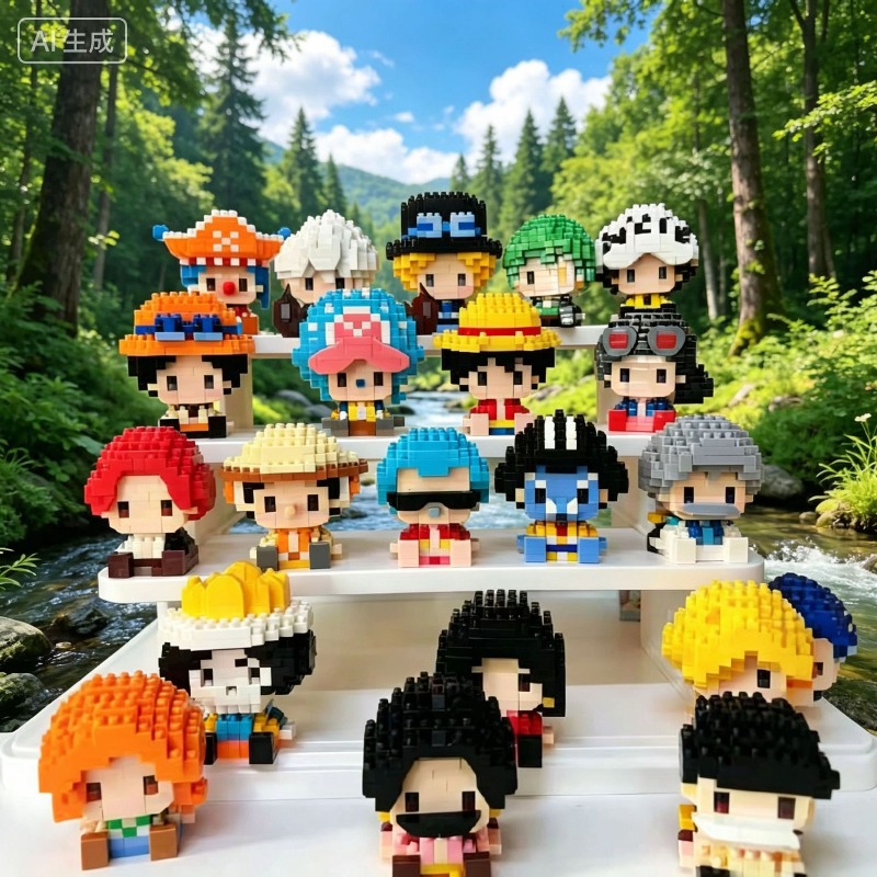 Building Block Mini - Nouveau modèle 3D de figurines de