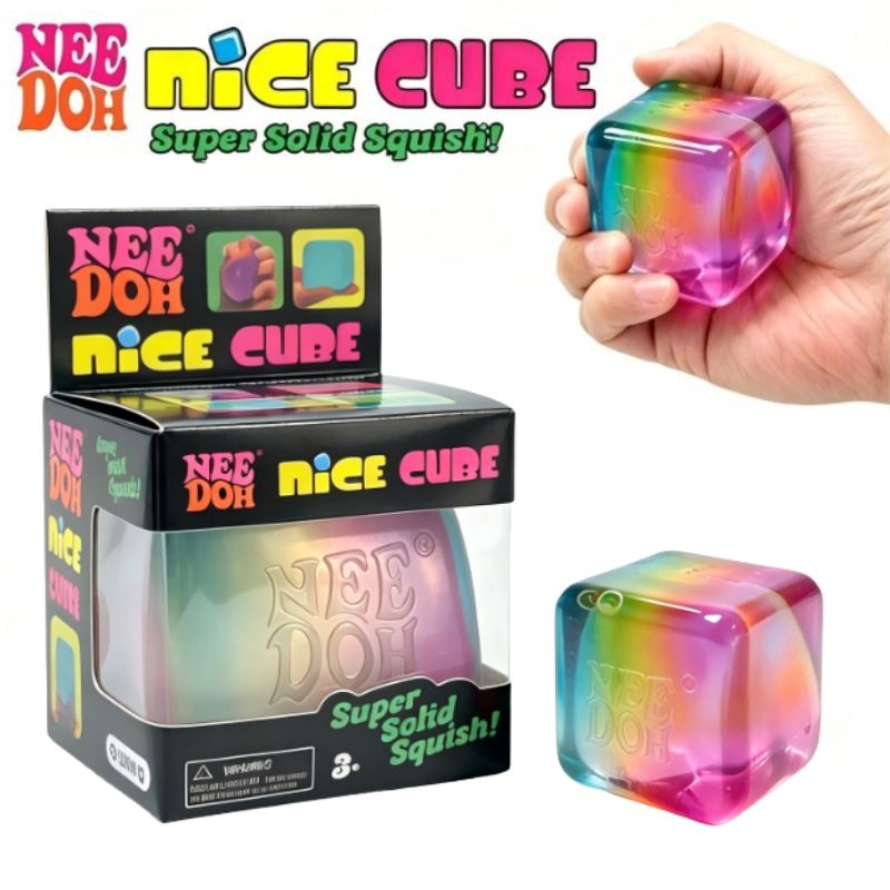 Schylling NeeDoh Rainbow Cube  - Fidget Cube Original avis et prix