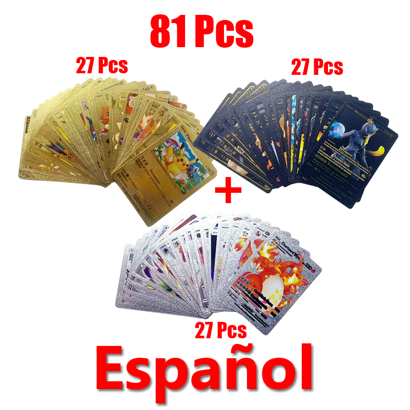Cartes Pokemon or argent Vmax  - Pokemon Binder Card avis et prix